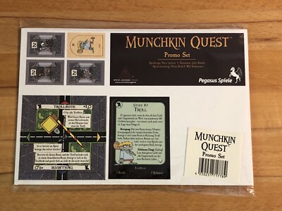 Spiel Munchkin Quest 2 - Sondertableau Troll (Pegasus) NEU/OVP