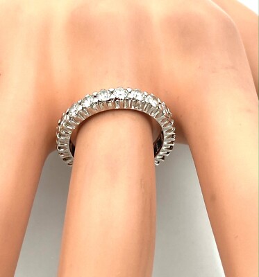 Bague Alliance Or 18 Carats - Diamants 2,10 Carats - 4,04 G - Occasion