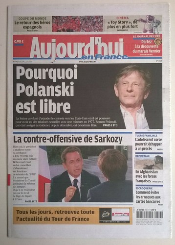 Aujourd'hui en France - N°3128 du 13/07/2010 -Foot:Retour des champions du monde - Picture 1 of 12