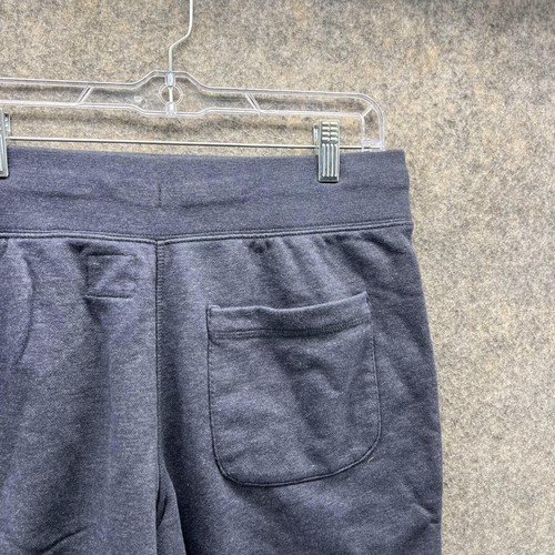 Champion Shorts Youth Medium Kids Blue Navy Fleece Vintage Sweat Drawstring - Picture 10 of 14