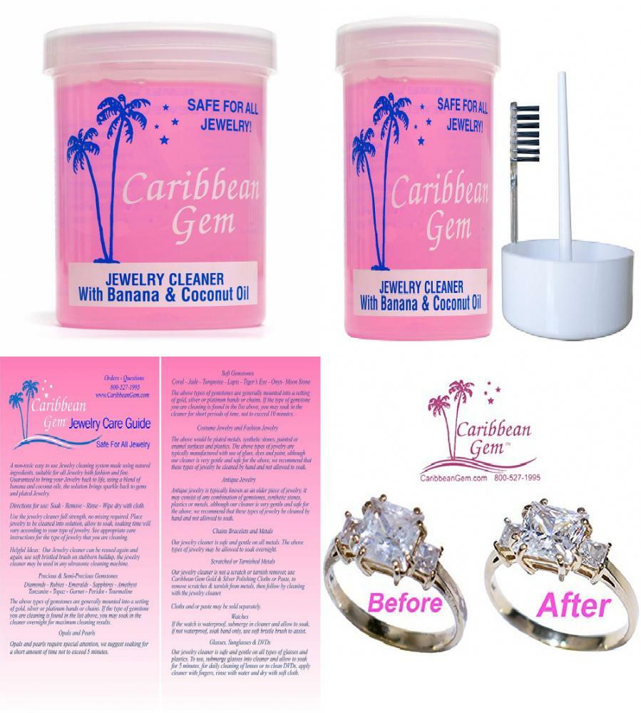 Caribbean Gem Banana & Coconut Oil Jewelry Cleaner (A 8 oz. Jar) eBay