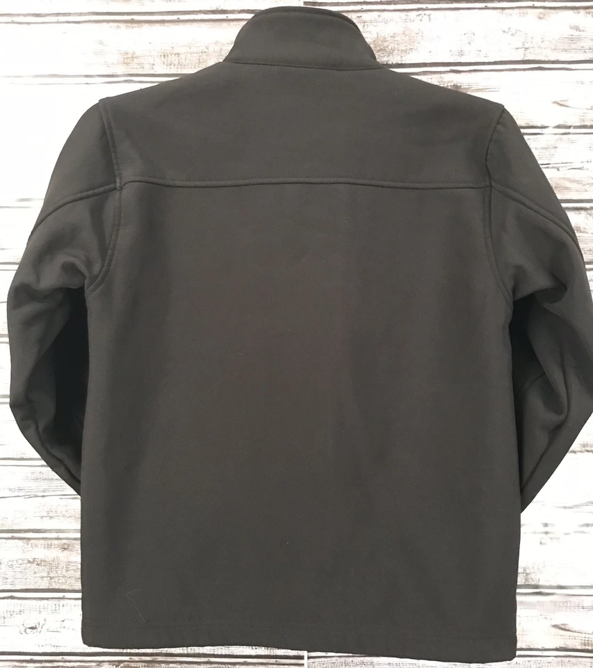 Snozu Performance 儿童黑色抓绒夹克拉链前口袋尺寸:S (8) 二手状况完好 — 第 3/4 张图片