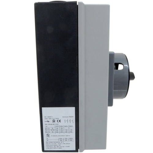 Solar Panel PV DC Isolator Rotary Safety Switch IP65 Weatherproof 16A or 32A - Picture 8 of 16