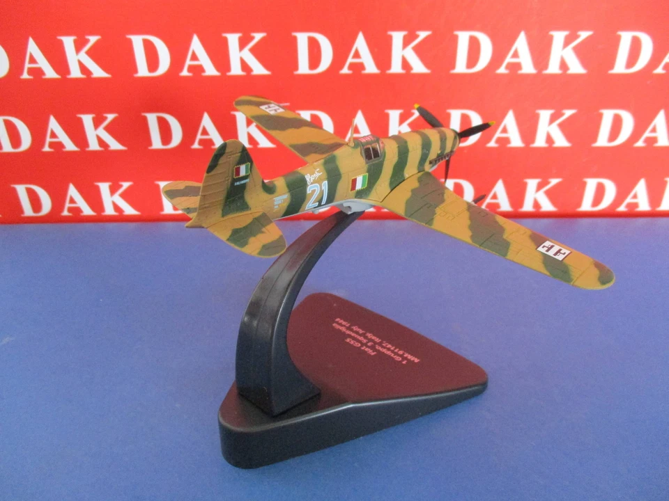 Die cast 1/72 Modellino Aereo Aircraft Fiat G55 1 Gruppo Caccia 1944 ANR Oxford - Immagine 4 di 4