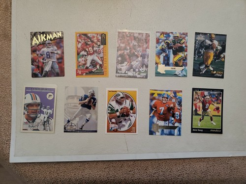 QB Lot 10 verschiedene HOFers - Unitas, Montana, Starr, P. Manning, Elway, Namath - Bild 1 von 4