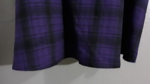 WOMAN'S HOTTOPIC SLEEVELESS PURPLE CHECKERED TANKTOP CASUAL DRESS.SZ 5 - Picture 4 of 9