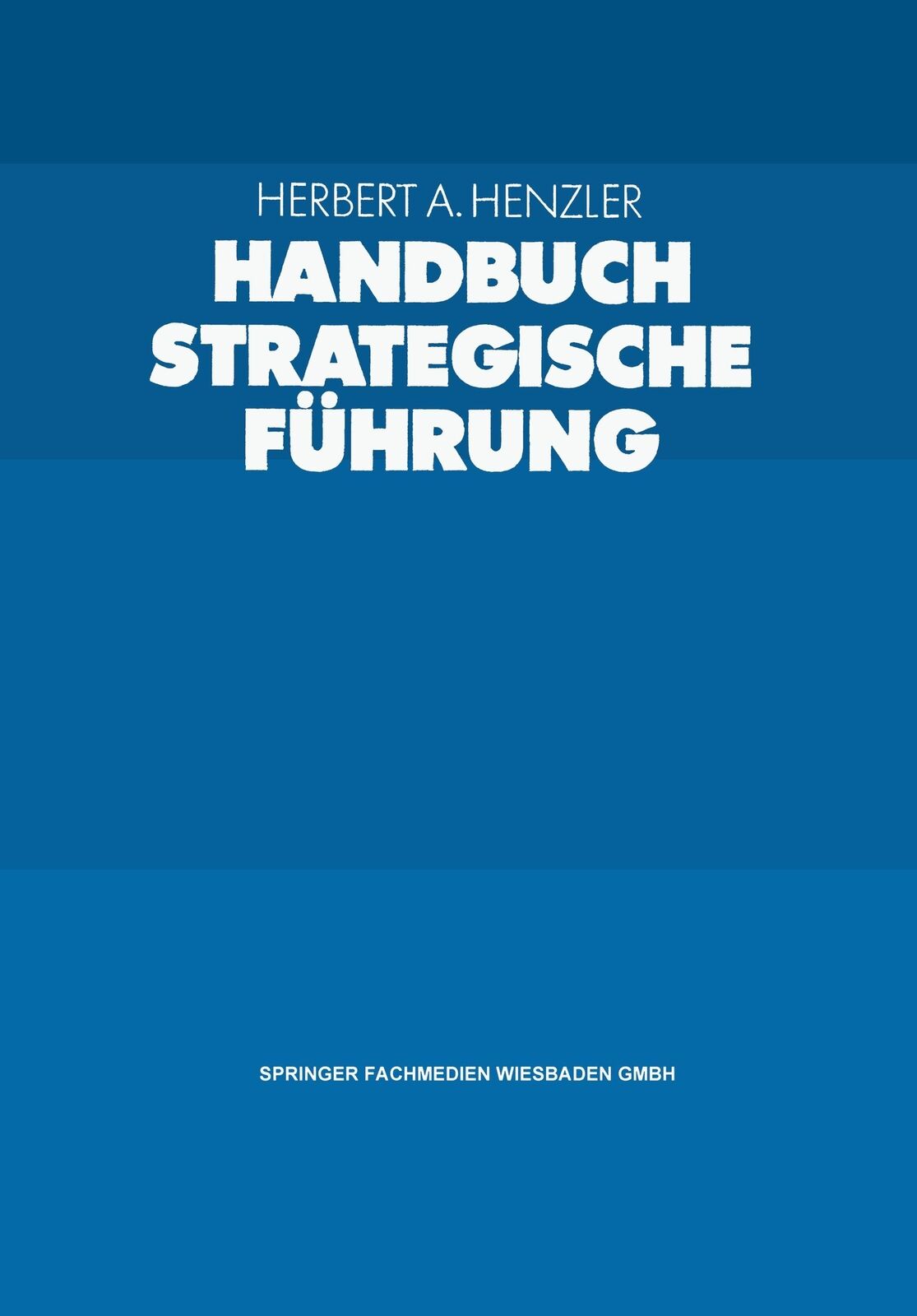 Thumbnail - Handbuch Strategische Führung | Buch | 9783663121657