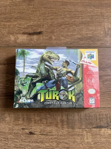 New ListingTurok: Dinosaur Hunter (N64 Nintendo 64) NEW SEALED W/ HANG TAB Fast Shipping!