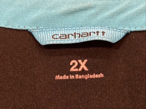 Carhartt Scrub Top Womens 2XL Black V Neck Medical Nurse Doc Shirt Force C12110 - Picture 6 of 10