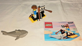 LEGO Pirates 6234 Shipwrecked Pirate - Renegades Raft, 100% complete + OBA