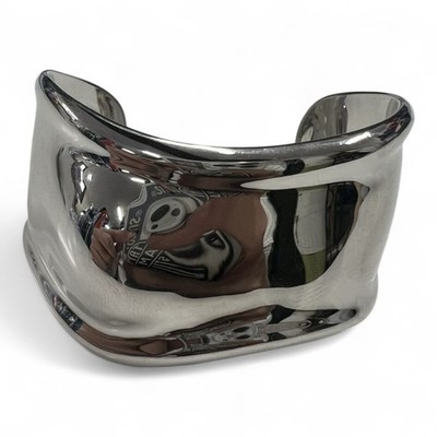 Tiffany Elsa Peretti Bone Cuff Bracelet Right Hand Ruthenium