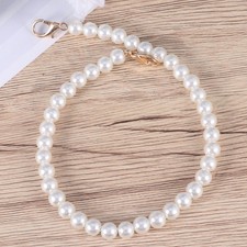 2 Pcs Pearl Chain for Bag Decoration Accessories Shoulders Strap