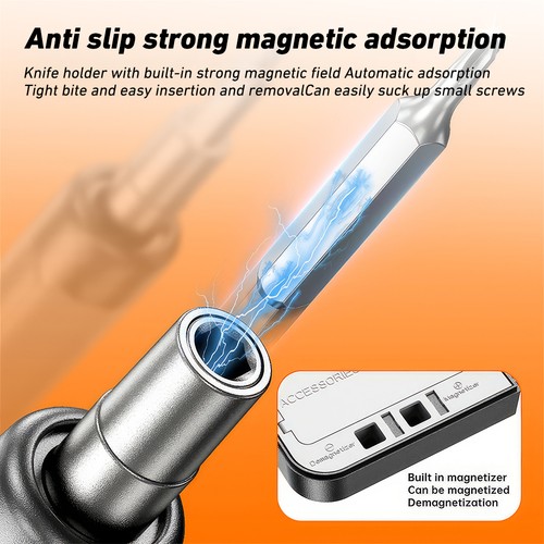 Mini Akkuschrauber Elektroschrauber Schraubendreher Satz Stabschrauber 46 in 1 - Imagen 5 de 26