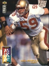 1995 Collector's Choice Player's Club #7 Mike Mamula RC Rookie Card. rookie card picture