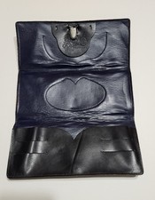 GoldFold Callsheet Wallet Black Leather Vintage