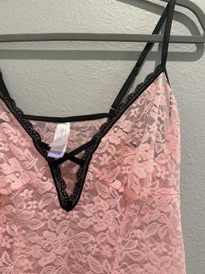 Secret Treasures Women's Pink and Black Dress