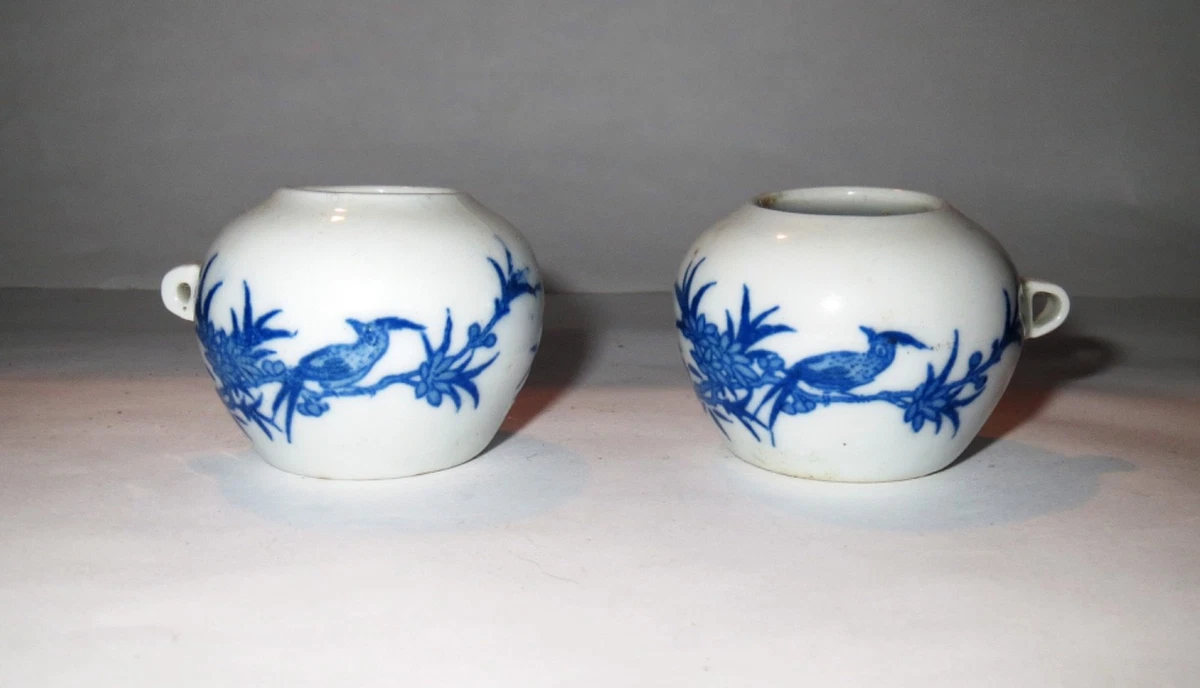 蓝色陶瓷1900-1940 中国古董碗| eBay