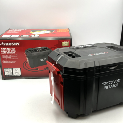 #ad #ad Husky 12 120 Volt Home amp; Auto Tire Inflator 1009 703 736 Auto Shutoff $53.40