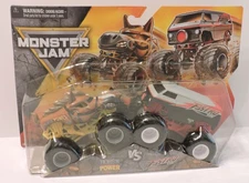 2025 MONSTER JAM SERIES TRUCKS 1:64 DOUBLES PACK - HORSE POWER vs FASTRO VAN