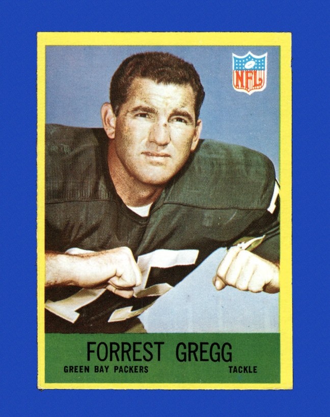 1967 Philadelphia Set-Break # 77 Forrest Gregg EX-EXMINT *GMCARDS*