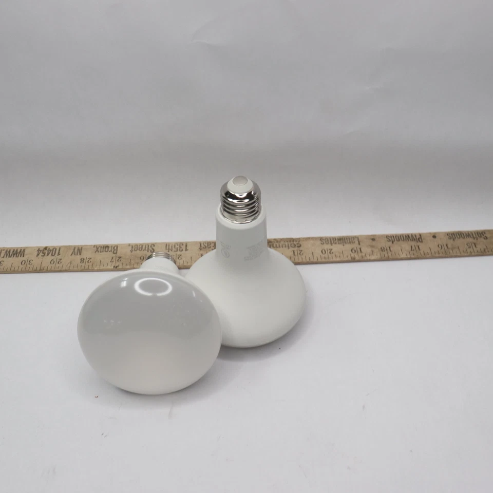 (2-Pk) EcoSmart BR30 Dimmable LED Light Bulb Soft White 90-Watt Equivalent   - Image 3 of 4