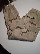 US Military Issue Desert DCU Camouflage Combat Pants Trousers Medium Regular