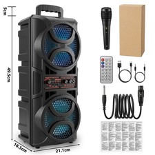 3000W Portable Bluetooth Speaker Sub woofer H...