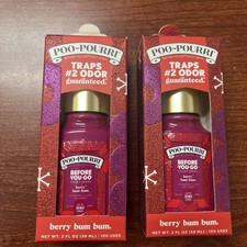 POO-POURRI Before-You-go Toilet Spray, BERRY BUM BUM, 2 oz, 2pk