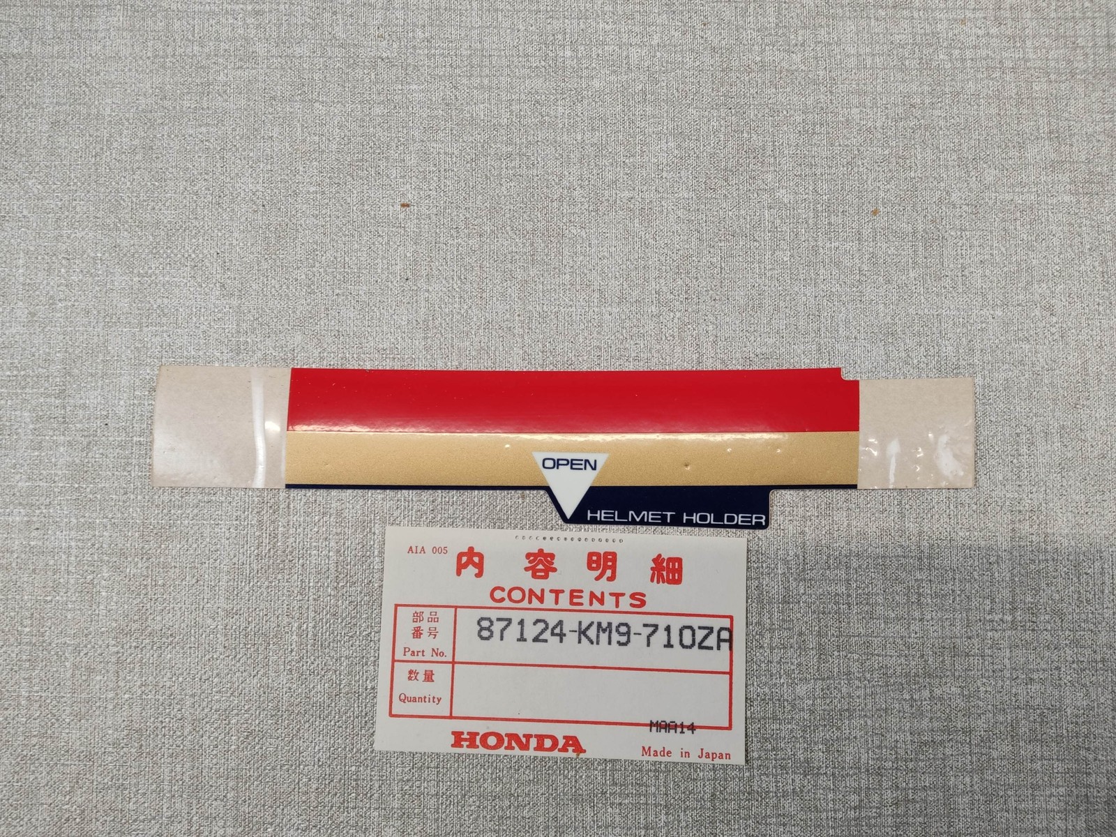 Sticker rayure or et rouge NS400R 85 HONDA pour vos sorties et rassemblements