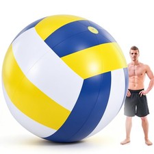 Volleyball 78 Inch Giant Beach Ball Inflatable Jumbo Oversized Blue Raiten Balls
