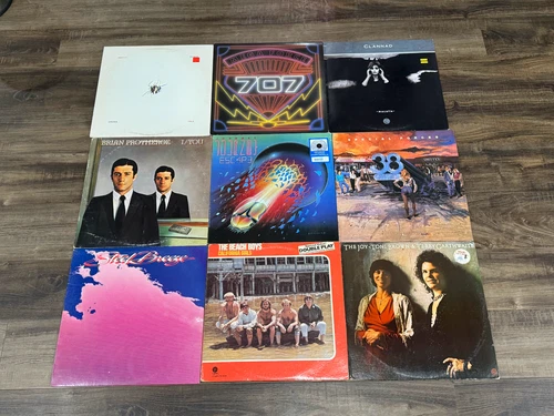 Rock -Lot of 9 LP's /Records- Beach Boys/Journey/Mega Force/ 38 Special