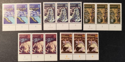 DDR, 3er Satz / Streifen, Mi-Nr. 2203 / 07, postfrisch / 7