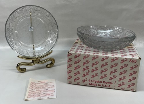 PRINZESSINNENHAUS Fantasia 8 3/8" KRISTALL Pasta/Salatschalen 565, 3er Set NEU