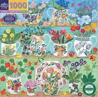 Puzzle (1000 T.) Der Blumenschrank (Eeboo) Neu/Ovp