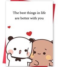 Funny Valentines Day Card for Him Her, Romantic Valentines Day Card Gifts for...