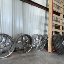 22 Inch Chrome Rims Universal Fit 