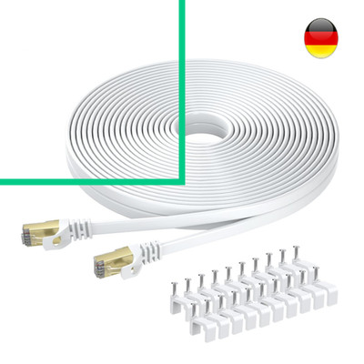 BUSOHE Cat 8 Lan Kabel 50 Meter 2000 MHz 40 Gbps