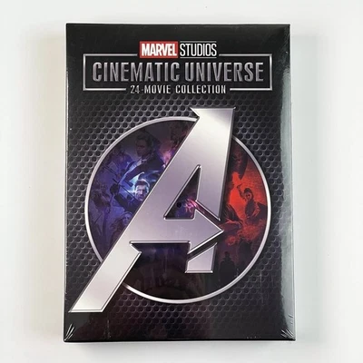 Marvel Studios Cinematic Universe 24-Movie Collection (DVD, 13-Disc Box Set) New