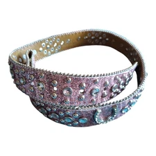 M&F Western Products Pink Bling Belt Minus The Buckle