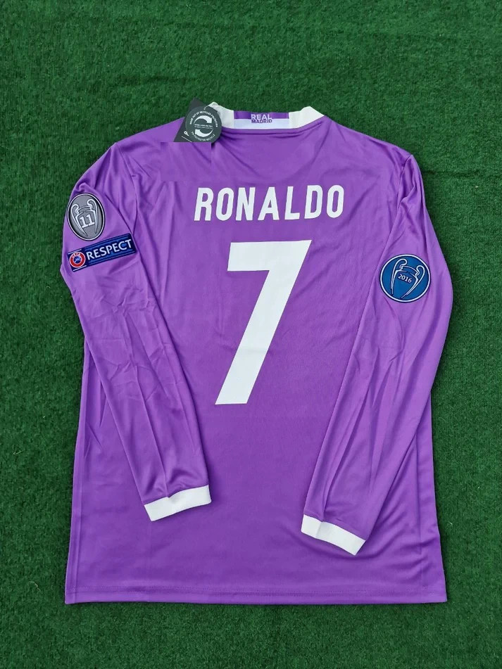 Ronaldo Long sleave #7 Real Madrid 2016-2017 Ronaldo Long Sleeve