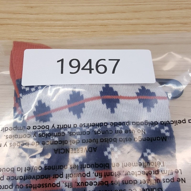 BLOOMINGDALES TIENDA PARA HOMBRES Calcetines de vestir Crew Azul Fair Isle Mezcla de algodón 10-13 Foto 3 de 3