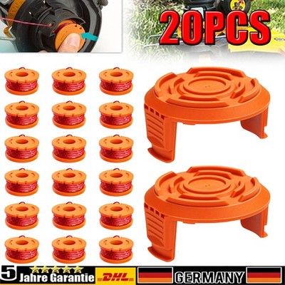 20x Rasentrimmer Fadenspule Für WORX GT/WG WG150E WG151E WG155E WG157E WG163E