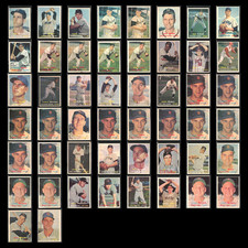 1957 Topps Lot 50 Vintage Baseball Cards Dealer Bulk Set Builder Commons Base VG