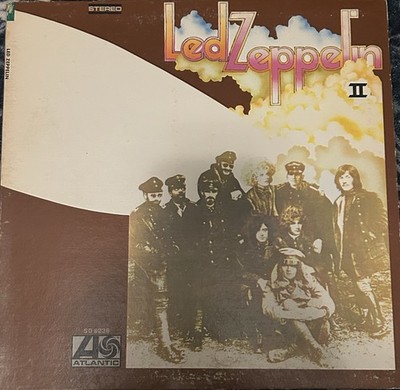 Led Zeppelin II LP Atlantic SD 8236 AT/GP George Piros Master