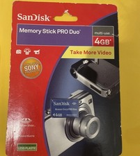 NEW Sandisk 4GB Memory Stick Pro Duo SEALED 