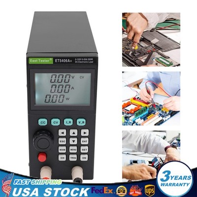 Electronic Load Tester Electronic DC Load Battery Capacity Tester 200W 120V