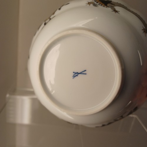 Meissen 6 cuencos grandes cereales arroz rico dragón negro de la corte negro 1. Wahl - Imagen 24 de 24