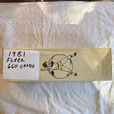 Fleer 1981 MLB Baseball Card Set 660 Cards Rickey Henderson Pete Rose Nolan Ryan