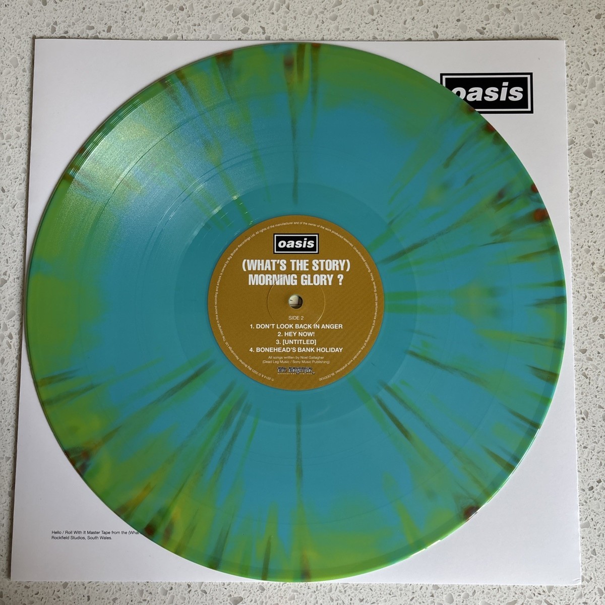 OASIS What's The Story Morning Glory Vinyl Lenticular Sleeve Hand