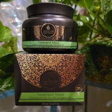 Moroccan Gold Series Pure Argan Oil Treatment Mask Dry Damaged Hair Keratin Aloe